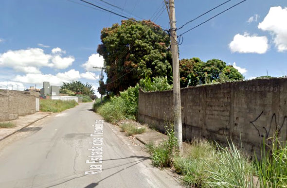 A tentativa aconteceu na Rua Estrada dos Tropeiros, no bairro do Carmo / Foto: Google Maps