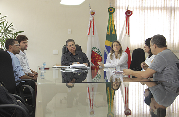 Reunião na Prefeitura estuda maior segurança para a área próxima ao Shopping Sete Lagoas/ Foto: Alan Junio