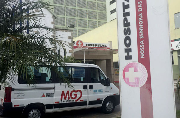 O MG Transplantes chegou ao HNSG para a retirada dos órgãos / Foto: Ascom HNSG