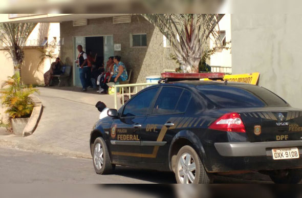 Polícia Federal faz visita de fiscalização no HNSG / Foto: enviada via whatsapp