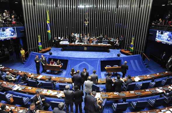 Senado abre processo de impeachment contra Dilma Rousseff, votação durou mais de 20 horas/ Foto: Agência Senado