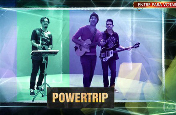 Gleison Túlio se apresenta com sua banda POWERTRIP no programa SuperStar/ Foto: reprodução Gshow