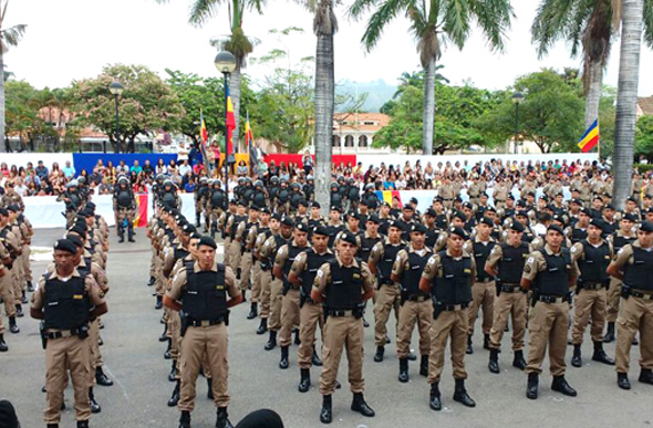 Formatura de 106 discentes do curso de Formação de Soldados da Polícia Militar de Minas Gerais / Foto: SeteLagoas.com.br