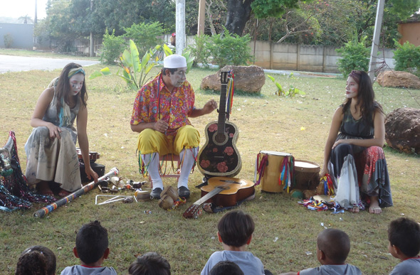 Apresentação no Festival do Folclore de Jequitibá em 2016/Foto: Divulgação/Grupo Boi da Manta de Contadores de Histórias