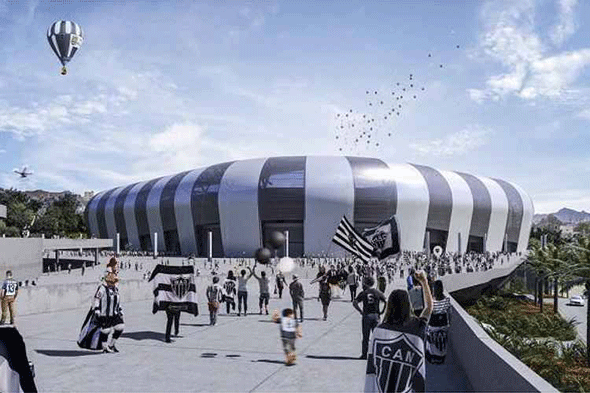 Galo apresentará projeto do seu novo estádio/Foto: Divulgação