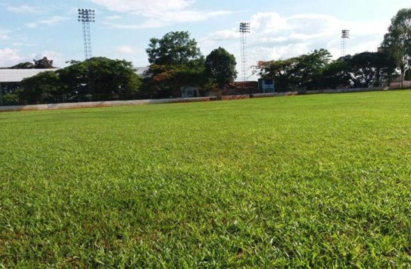 O Estádio Jayme Domingos Rosa está passando por reforma e será entregue à população no início da Copa Eldorado - Foto: divulgação
