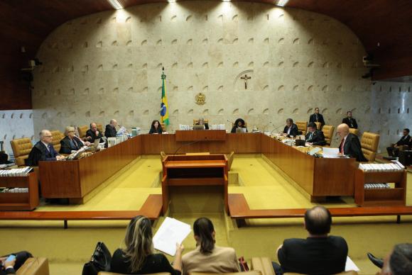 Plenário do Supremo Tribunal Federal (STF) durante sessão para julgamento sobre imunidade parlamentar de deputados estaduais/Foto: Carlos Moura/SCO/STF