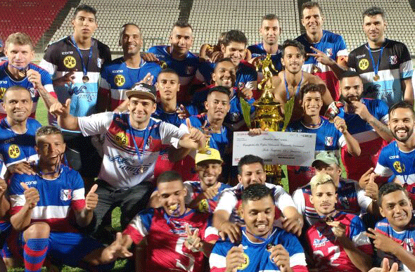 NF Amigos Borussia o grande campeão da Copa Eldorado/Foto: SeteLagoas.com.br
