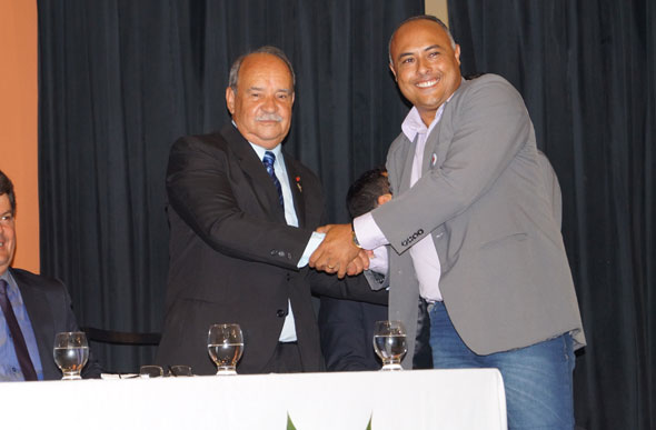Leone Maciel e o secretário executivo da AMAV, Ramos Andrade / Foto: SeteLagoas.com.br