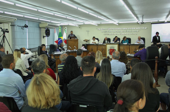 O secretário municipal de Esportes, Marcelo Cooperseltta, participou da reunião / Foto: Ascom Câmara