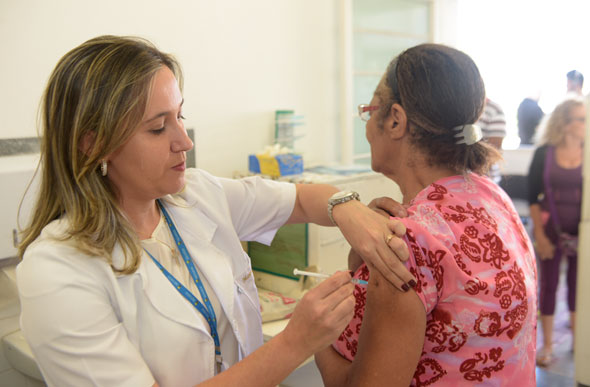  Meta das equipes de Saúde é meta é vacinar 90% do público prioritário com a campanha deste ano / Foto: Marcus Ferreira