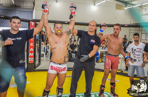 Deivid Ramos foi o campeão Mineiro de MMA Amador na capital mineira em fevereiro / Foto: Tubarão Team 