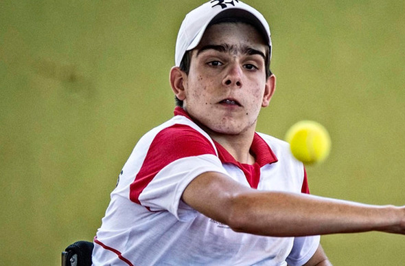 ábio Bernardes, de Uberlândia, é oitavo no ranking mundial do tênis em cadeira de rodas / Foto: Marcio Rodrigues/MPIX/CPB