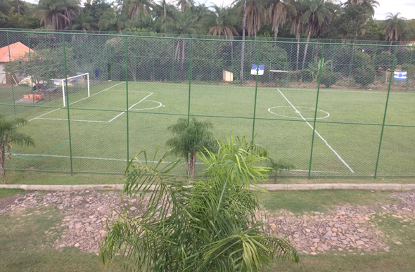 O campo society utilizado para a disputa da Copa Cortez foi cuidadosamente preparado para a competição e muito elogiado pelos atletas / Foto: enviada pelo colunista