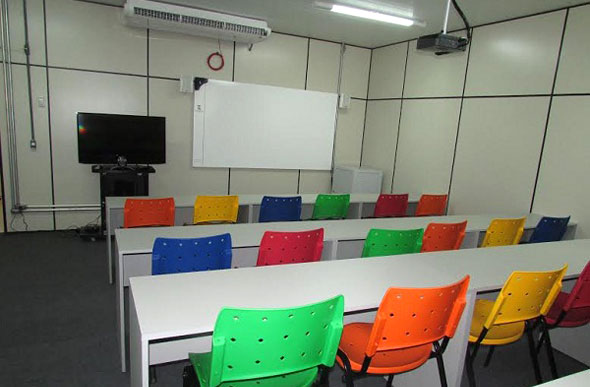 Sala de aula dos cursos do Uaitec / Foto: Uaitec Muriaé