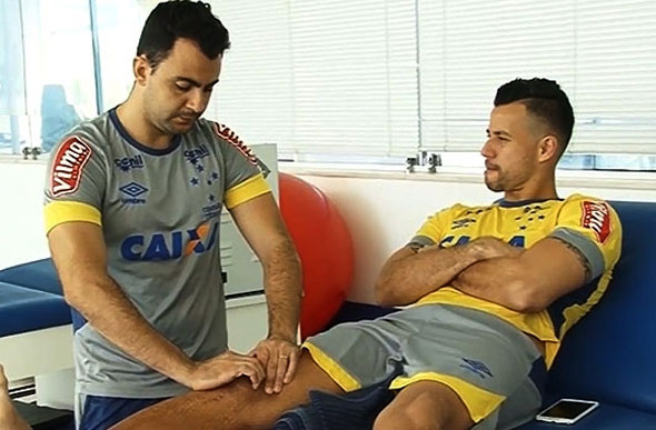 André é fisioterapeuta do Cruzeiro Esporte Clube / Foto: Reprodução/ESPN