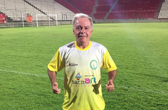 Zé Lúcio, 59 anos, jogador da Administração / Foto: Álvaro Vilaça