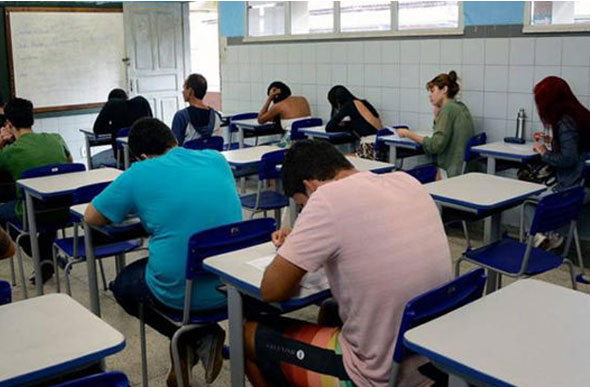 Abstenção ao exame passou de 50% dos inscritos/Foto: Divulgação