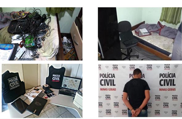 Jovem de 18 anos foi preso na manha de sexta-feira - Foto: divulgação PCMG