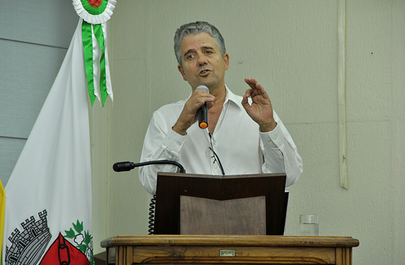 Presidente interino do SAAE - Geraldo Donizete / Foto: TV Câmara 