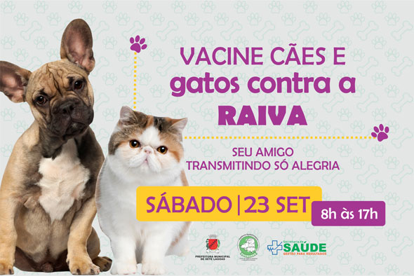 Campanha de vacinação será realizada no dia 23 de setembro/Foto: Divulgação