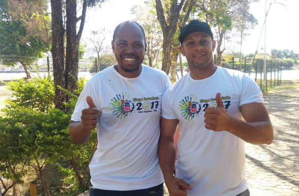 Os instrutores Simpson e Gato Preto são os coordenadores do festival internacional de capoeira em Sete Lagoas / Foto: Divulgação