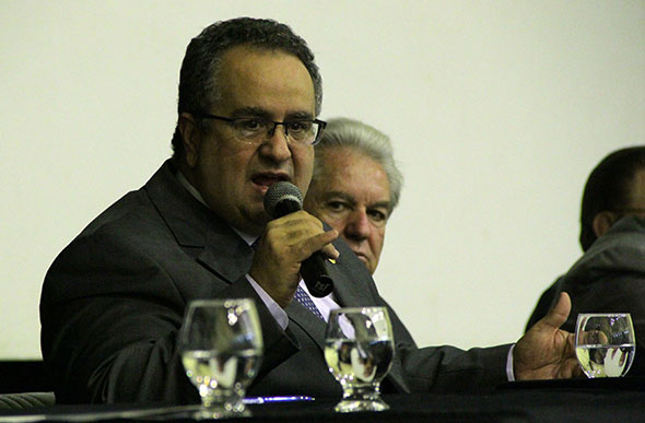 Foto: Alan Junio / Presidente do TJMG foi um dos palestrantes