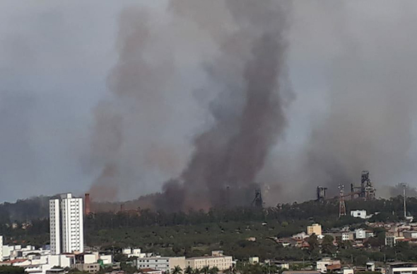 Explosão Usiminas em Ipatinga/ Foto: Corpo de Bombeiros