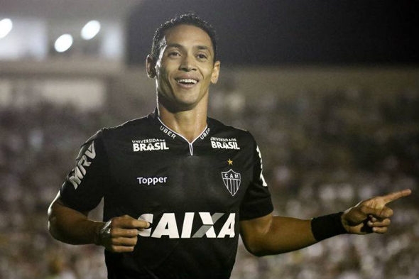 Ricardo Oliveira marcou mais gol e ajudou o Galo na goleada sobre o Botafogo-PB/Foto: Superesportes
