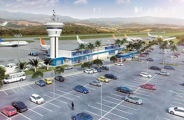 Projeto do terminal de passageiros do Aeroporto Inhotim / Foto: Prefeitura de Betim 
