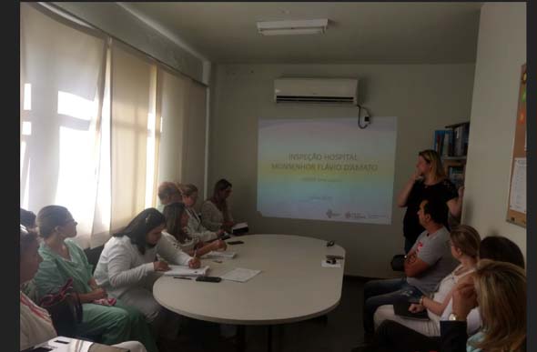 Visita técnica no Hospital Municipal de Sete Lagoas/ Foto: Ascom SMS