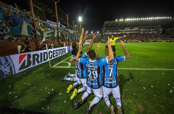 Atual campeão, Grêmio faturou o título na Argentina no ano passado (Foto: Lucas Uebel/Divulgação Grêmio)