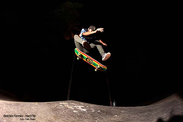 Belchior Ferreira - Hard Flip no Boa Vista - Foto: Túlio Thales