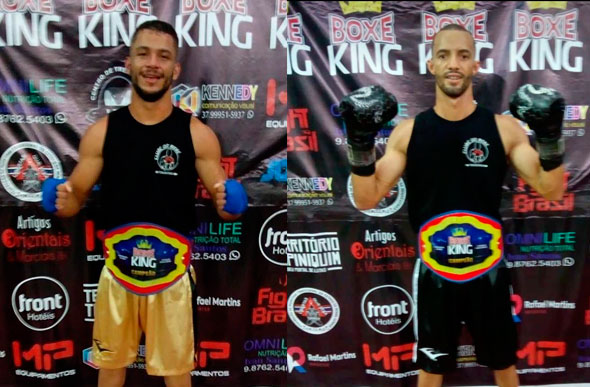 Iago Machado e Eduardo dos Santos foram campeões na categoria meio médio (69kg) - Foto: Arquivo Pessoal