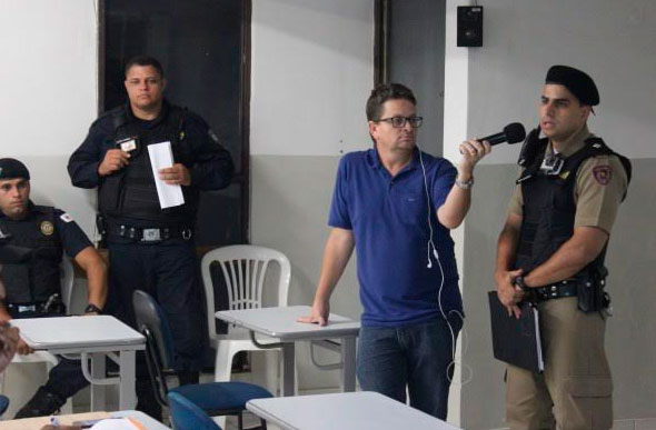 A Polícia Militar e a Guarda Municipal estiveram presentes na reunião da Copa Eldorado / Foto: Divulgação