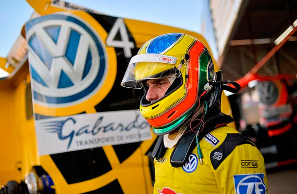 Felipe Giaffone venceu as duas provas em Curvelo — Foto: Duda Bairros/Copa Truck