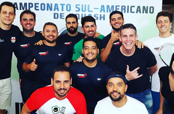 Setelagoanos participaram da Copa Sul-americana de squash./ Foto: Arquivo pessoal