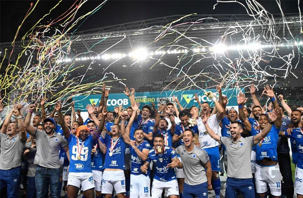 Cruzeiro é campeão do Campeonato Mineiro 2019. - Foto: Gustavo Rabelo/Photopress/Gazeta Press
