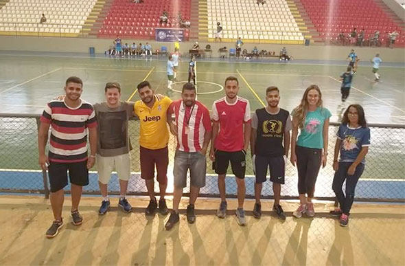 Equipe da Secretaria de Esportes na Copa Sete Lagoas de Futsal. - Foto: Reprodução/Internet