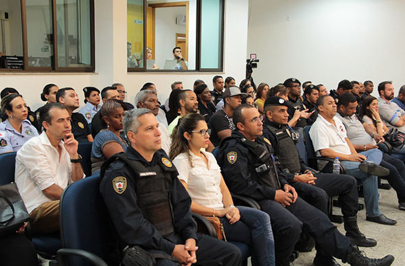 Guarda Civil Municipal participa de audiência pública na Câmara de Sete Lagoas — Foto: Ascom CMSL