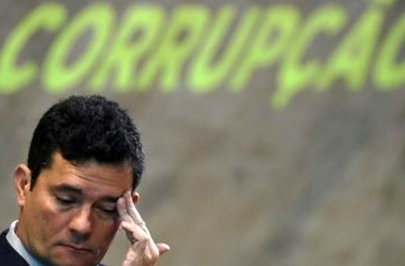 Ministro da Justiça Sergio Moro em foto de 23 de novembro de 2018 no Rio de Janeiro — Foto: AFP/Arquivos
