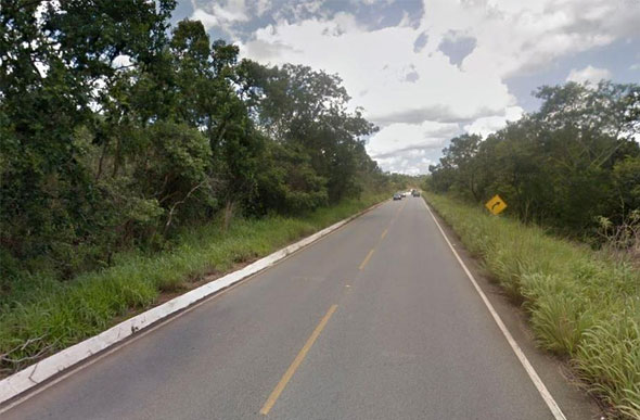 Caso aconteceu no bairro Retiro da Serra, nas proximidades da MG-010, em Jaboticatubas — Foto: Reprodução/Google StreetView