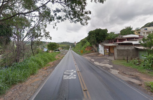 O crime ocorreu no bairro Bom Jardim, na MG-424 em Matozinhos/ Foto: Street View