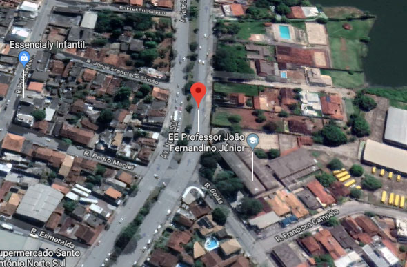 A tentativa de assalto aconteceu em um açougue localizado na Avenida Norte/Sul, bairro Belo Vale./ Foto: Google Street View