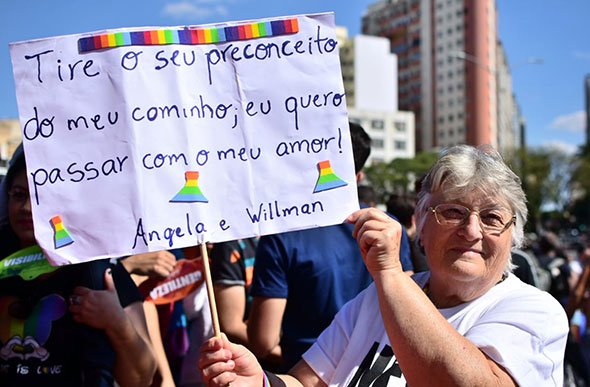 O amor é a palavra de ordem no centro de Belo Horizonte./ Foto: António Salaverry/Arquivo pessoal