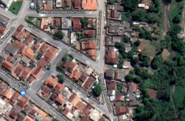 O crime aconteceu no bairro Kwait, em Sete Lagoas./ Foto: Street View/Reprodução