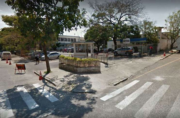 Batalhão responsável por registrar o caso fica no Santa Tereza - Imagem: Reprodução/Google Street View
