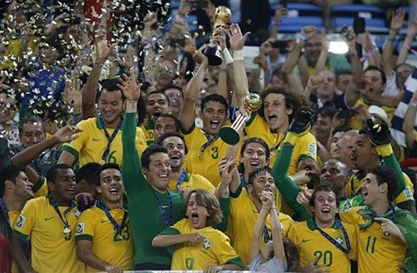 A última vez que o Brasil jogou no Maracanã, venceu a Espanha por 3 x 0 e conquistou o título da Copa das Confederações./ Foto: Reprodução