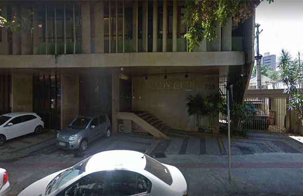 Fachada do prédio onde o ex-juiz do TRE e hoje advogado tributarista Bady Elias Couri Neto mantém escritório, no Bairro João Pedro, na Região Centro-Sul (foto: Reprodução/Google Maps)