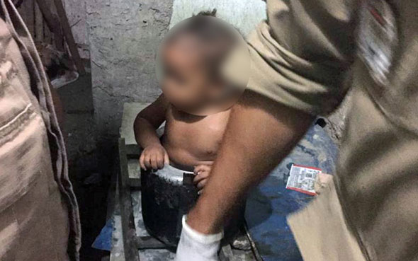 Caso aconteceu no município de Goiana e criança não se feriu/Foto: Enviada via WhatsApp